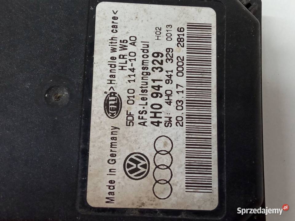 PRZETWORNICA XENON 4H0941329 Skoda Superb III
