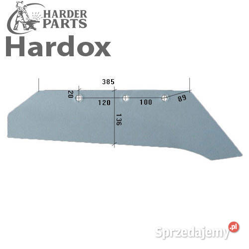 Lemiesz 300ha HARDOX 9103001P części do pługa Suwałki