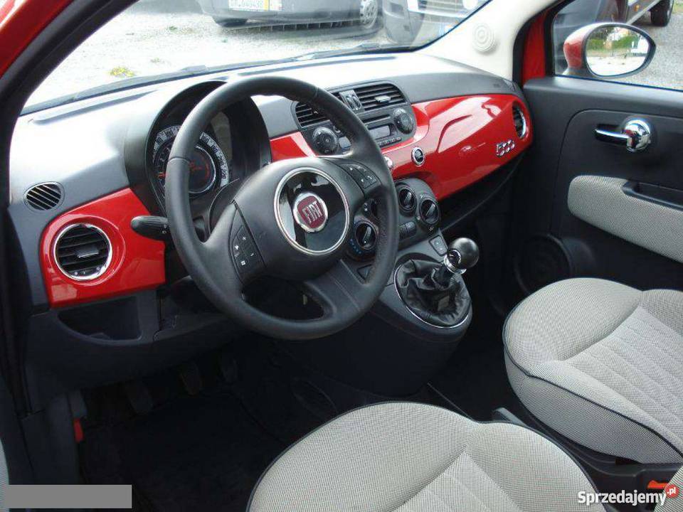 Fiat 500 manualna skrzynia biegów elektryczne lusterka 500