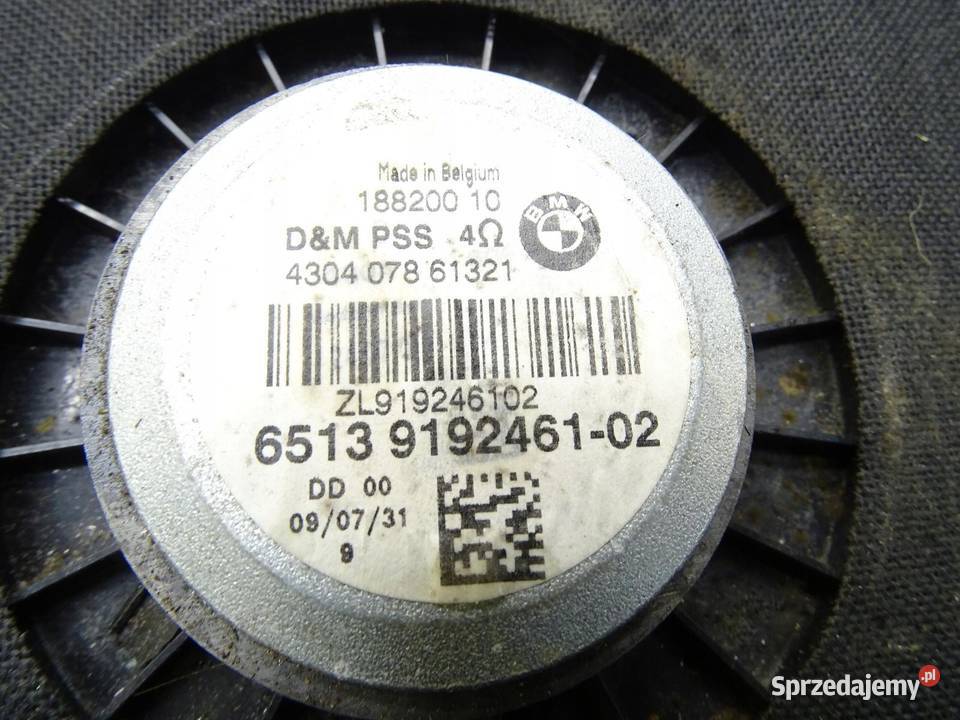 GŁOŚNIK NISKOTONOWY 9192461 BMW E87 E90 E91 E92