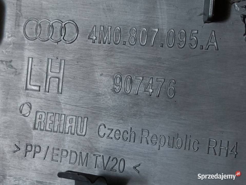 AUDI Q7 SLINE 15 ŚLIZG MOCOWANIE ZDERZAKA LEWY wielkopolskie Pleszew