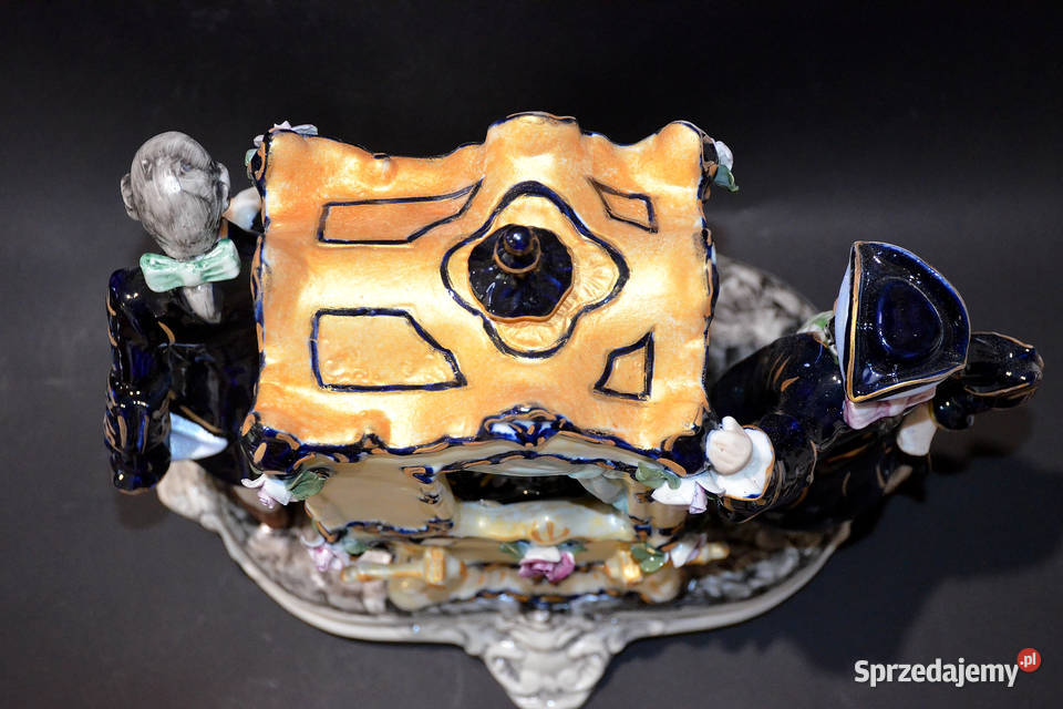 Porcelana ROCERAM figurka LEKTYKA duża 42x42 Środa Wielkopolska