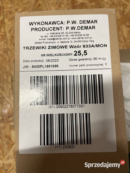 Buty wojskowe zimowe nowe 255 brązowy/beżowy Zielona Góra sprzedam