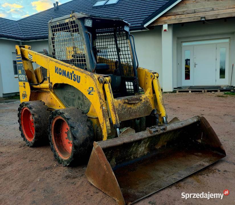 Komatsu sk1020 ładowarka burtowa pod mulczer do Żerdź