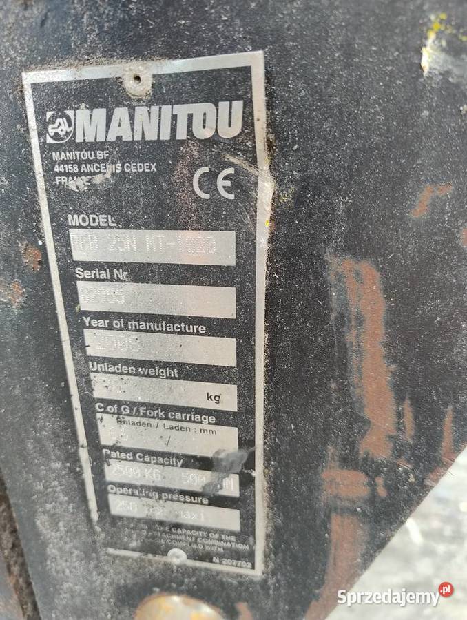 widly manitou widly do ladowarki manitou karetka