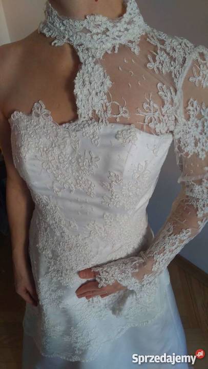 Nowa suknia ślubna koronka unikat Damska mazowieckie