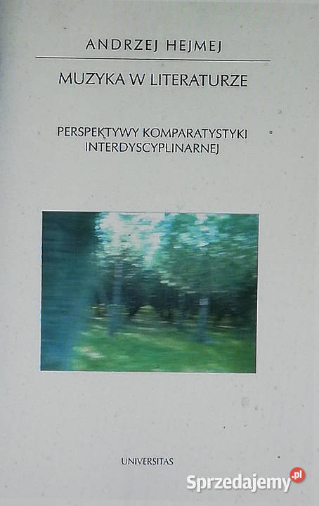 Muzyka w literaturze Perspektywy komparatystyki