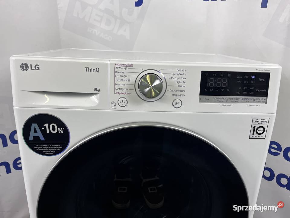 Pralka LG Vivace F2W9S721W Slim Funkcje AI 9 Warszawa sprzedam