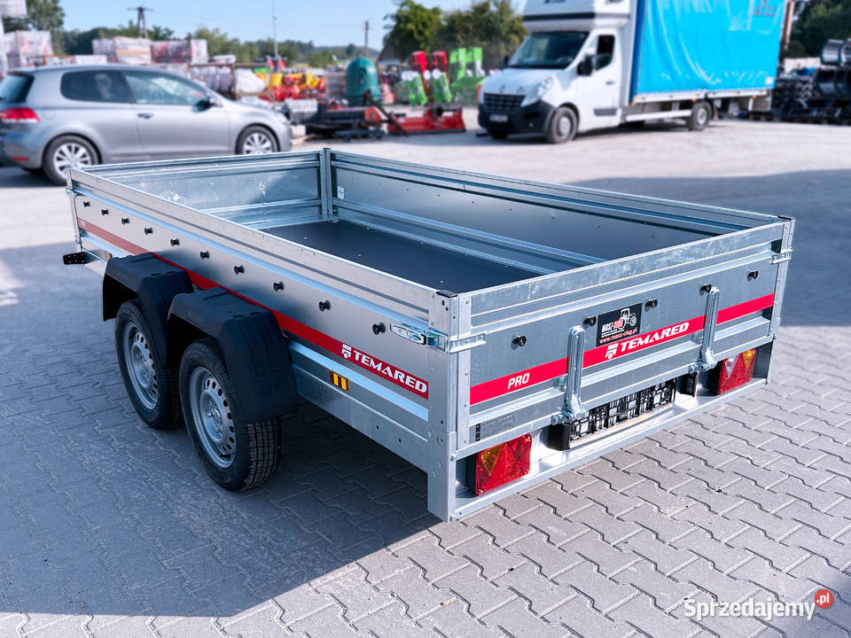 TEMARED PRO 30152 przyczepa dwuosiowa 296 x 150 Cegielsko
