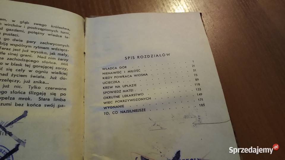 Pojednanie powieść o niedźwiedziu tatrzańskim Rok wydania 1938 Gdańsk sprzedam