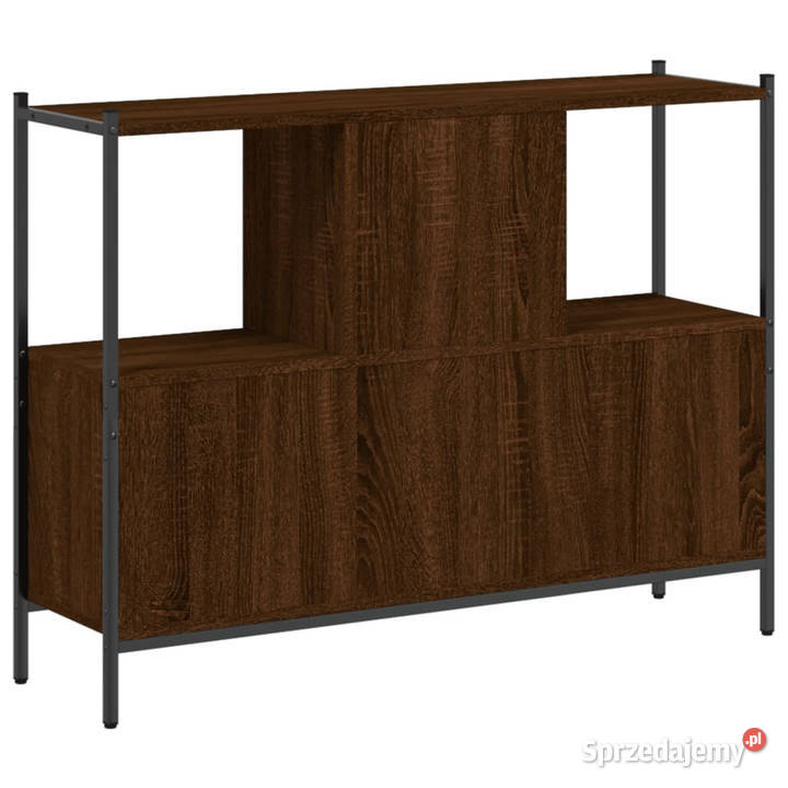 Regał na książki brązowy dąb 102x28x775 WM838902