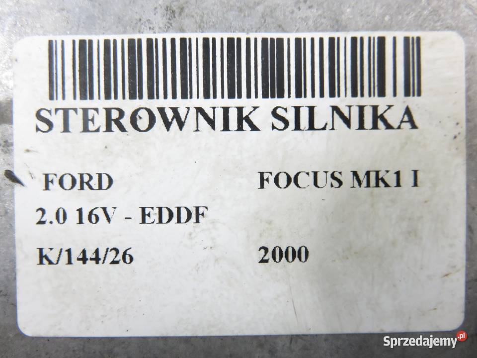 STEROWNIK FORD FOCUS MK1 I 20 16V EDDF