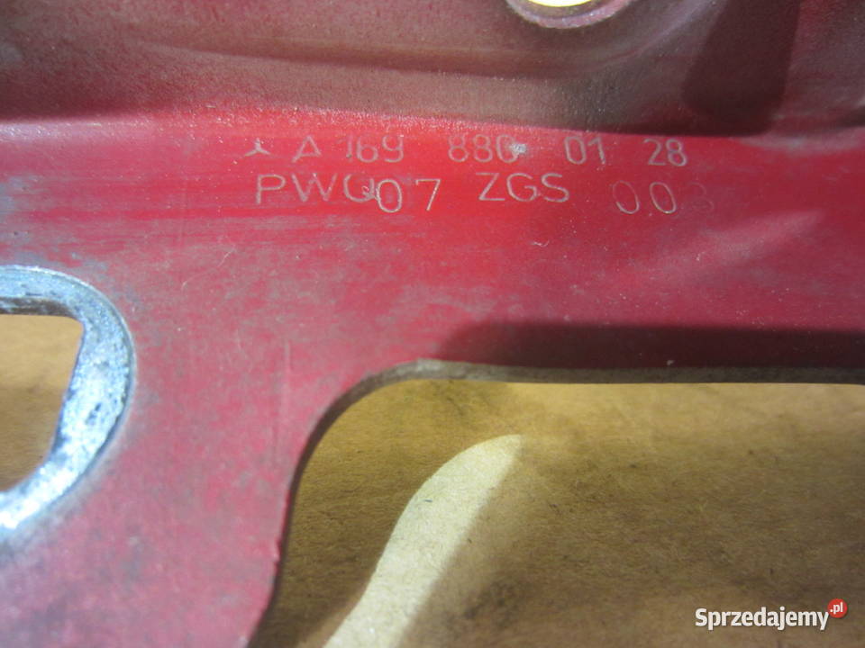 Zawias maski A1698800128 mercedes a klasa w169 części blacharskie zachodniopomorskie Szczecin