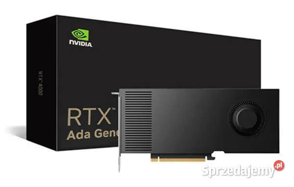 Karta graficzna NVIDIA RTX 4000 20 GB ADA GDDR6 Lublin