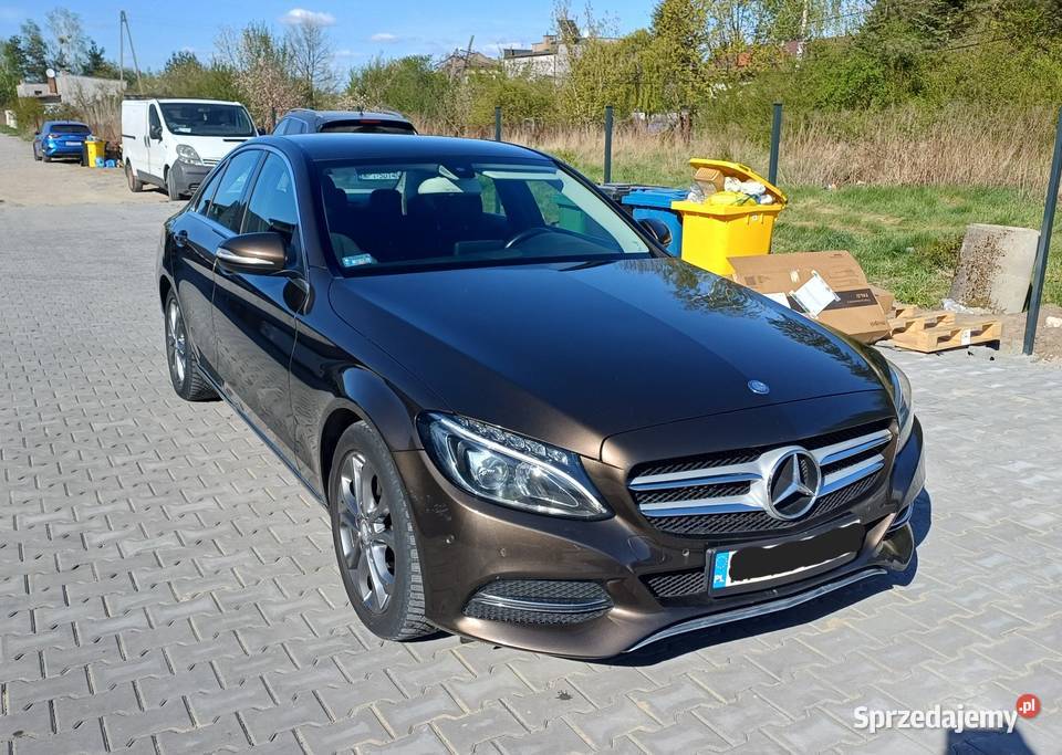 Mercedes w205 c180 benzyna brąz automat krajowy gniazdo AUX Janki