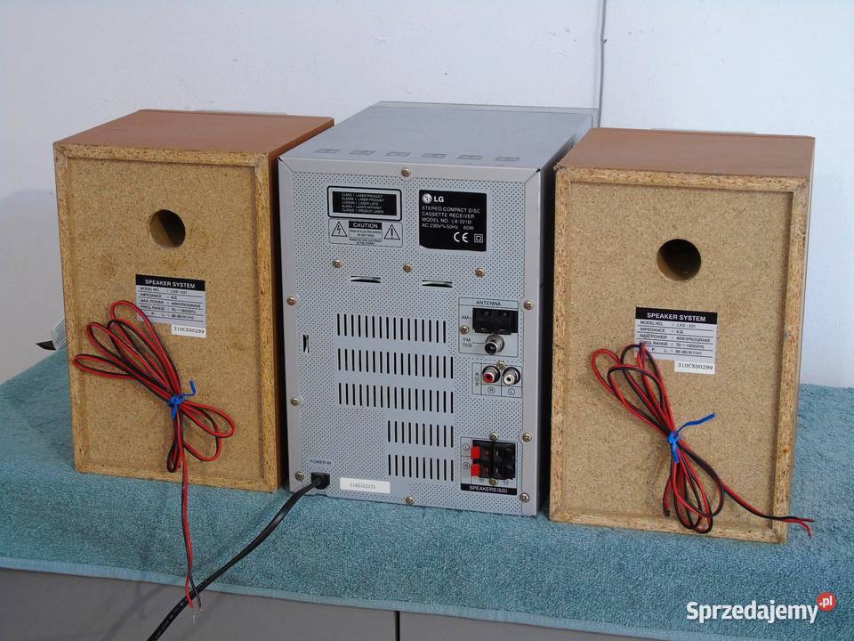 Wieża stereo LG LX221D kolumny WYSYŁKA Jasło