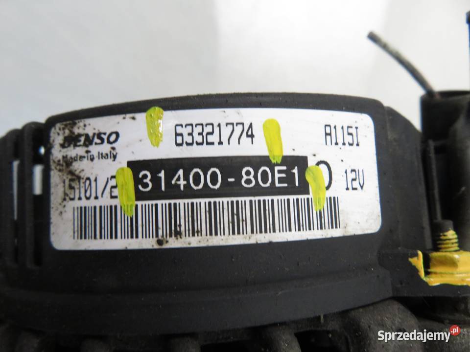 ALTERNATOR SUZUKI SWIFT II 10 i G10A 3140080E1