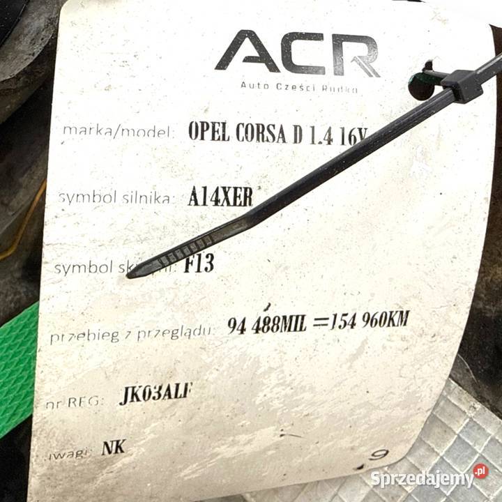 SILNIK A14XER Opel Meriva B Corsa D Astra IV J Chełm