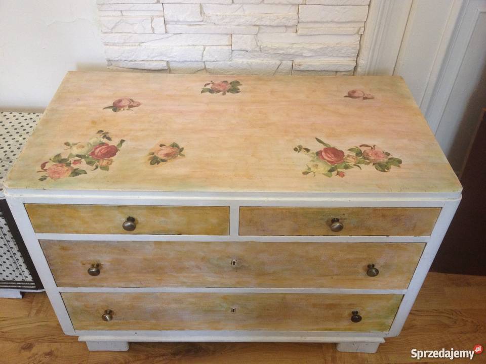 stara komoda w stylu Decoupage dolnośląskie Wrocław