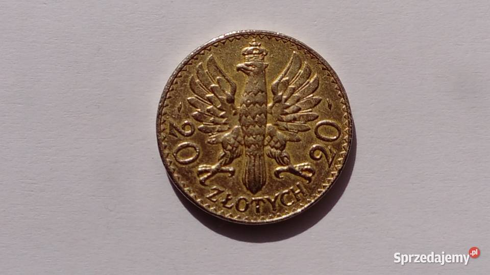 Moneta 20 głowa kobiety 1925 r Mosina