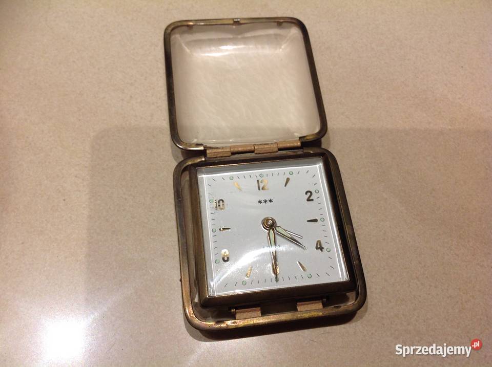 Stary Zegarek Budzik Turystyczny Zegary lubuskie Nowa Sól