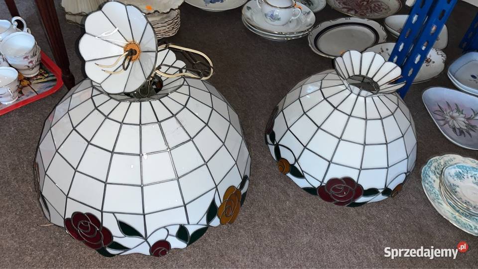 Lampa witrażowa do powieszenia