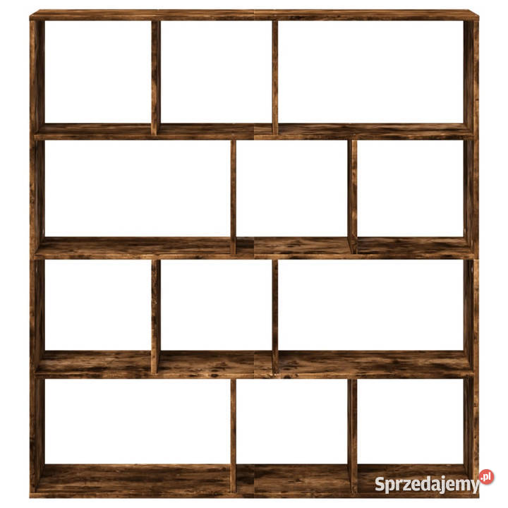 Regał przydymiony dąb 132x29x1415 materiał Warszawa