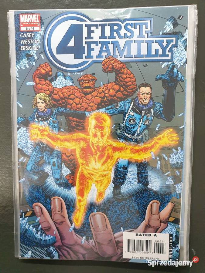 4 First Family Fantastic Four miniseria 6 Amerykańskie Komiksy Gdynia sprzedam