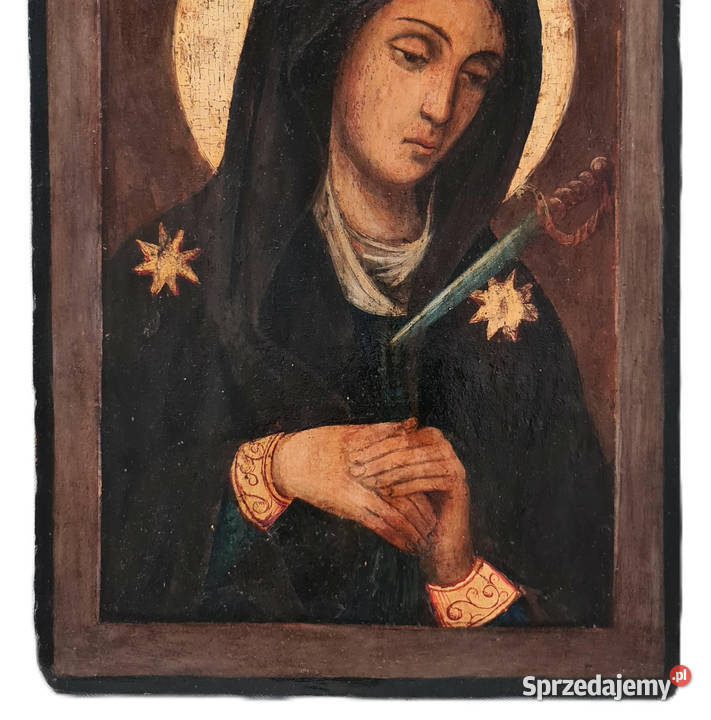 Ikona Matka Boża Bolesna XIXw 0139 Warszawa