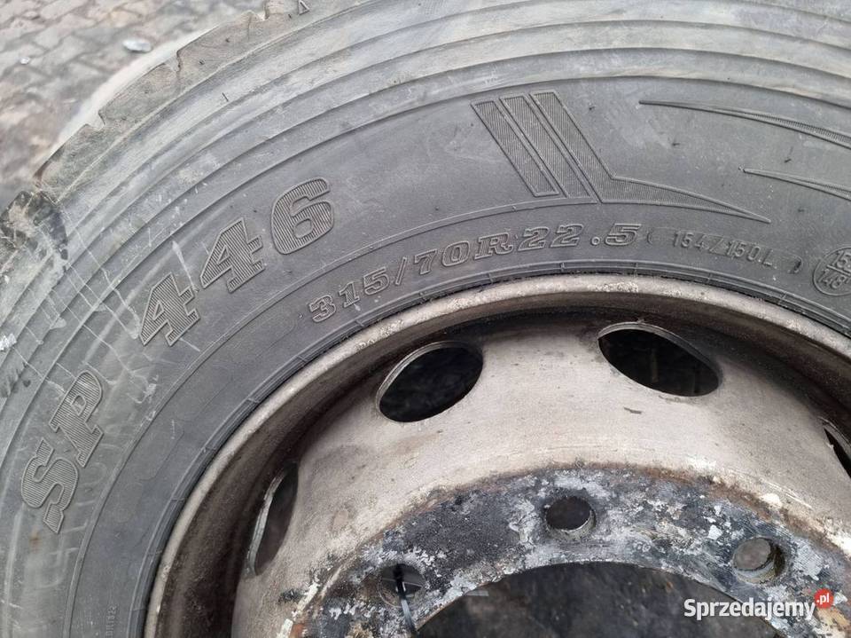 OPONA 225 NAPĘDOWA MAN TGX 18440 DUNLOP SP446 Lipno