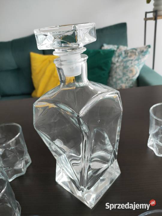 Karafka do whisky 750 ml 6 szklanek Bydgoszcz