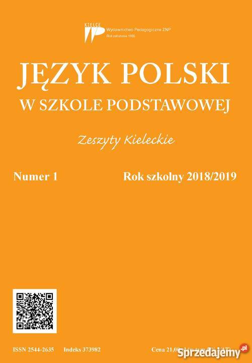 Język Polski w Szkole Podstawowej 20182019 1 świętokrzyskie
