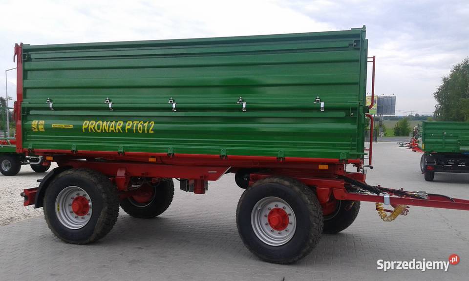 Przyczepa rolnicza Pronar PT612 12T paletowa łódzkie Sulejów