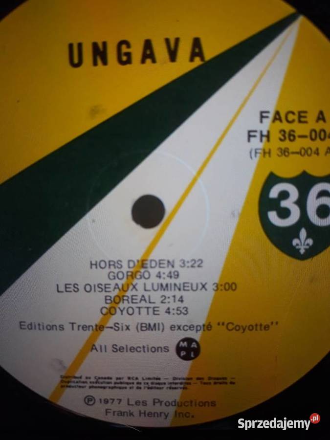 Archiwum jazz rocka UNGAVA Ungava 1977orginał Rzeszów