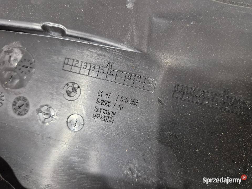 7050358 BMW E61 PODKŁADKA WSUWANA DNA BAGAŻNIKA dolnośląskie sprzedam