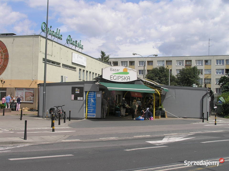 Pawilon handlowy bazar Egipska Saska Kępą Sprzedaż Warszawa