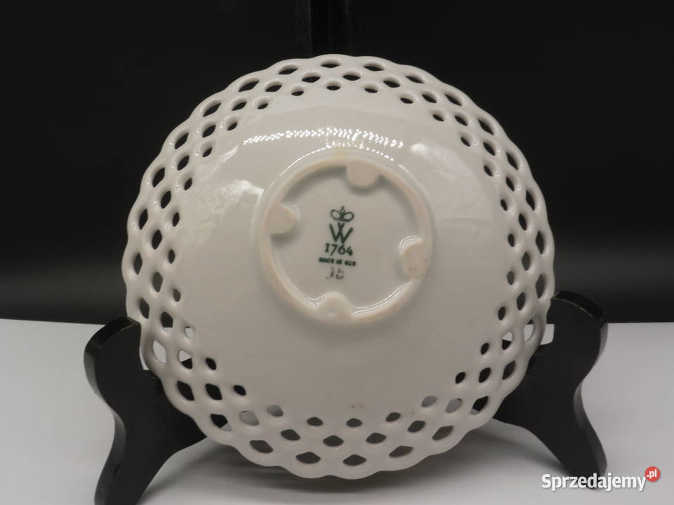 Kolekcjonerska Patera Miseczka Wallendorf Porcelana i szkło wielkopolskie Raszków