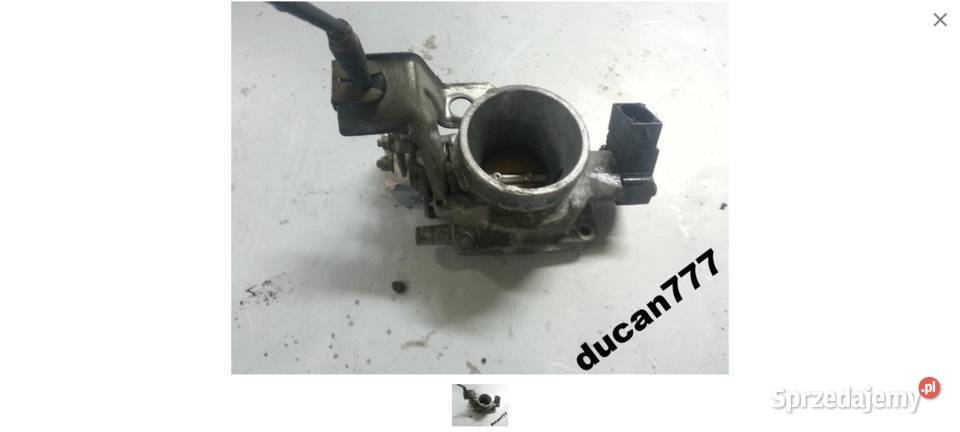 przepustnica 95BF 9B989 JB czujnik kompletna sprzedam