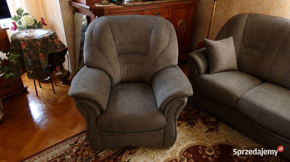 Piękny komplet wypoczynkowy Bologna sofa 3 os i Ziębice