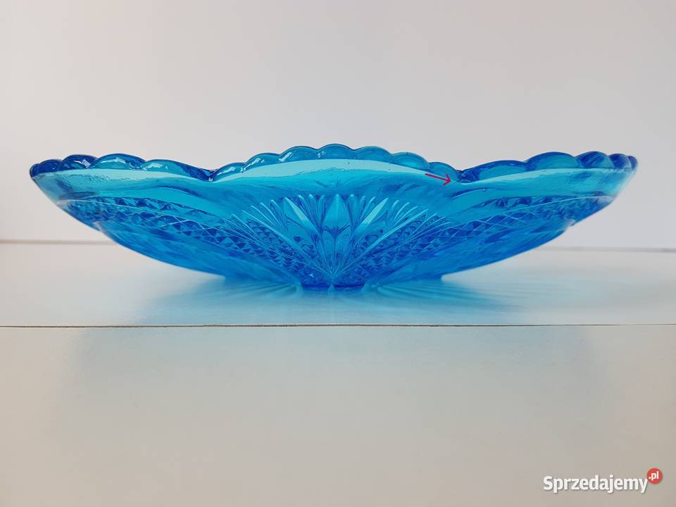 Półmisek Verre Brillant Ząbkowice kolorowe szkło Dąbrowa Górnicza