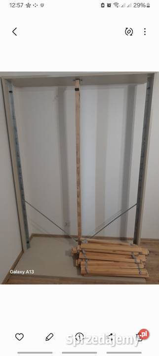 Rama łóżka z zaglówkiem GURSKEN IKEA 140x200 Ramy i stelaże Piotrków Trybunalski