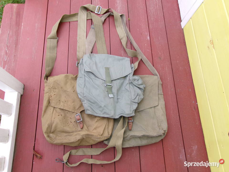 Torba wojskowa z paskiem na ramie