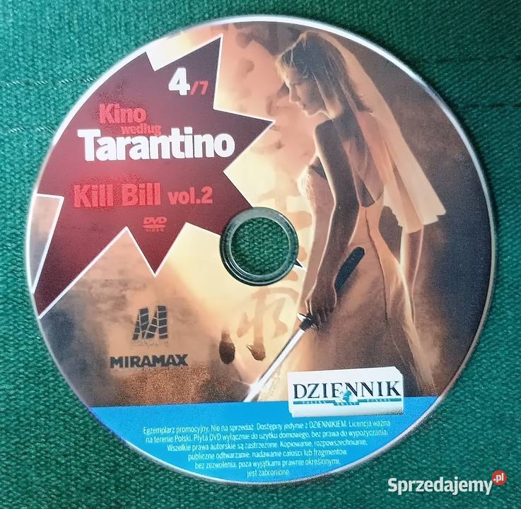 Kill Bill vol2 Tarantino DVD Dziennik 47 Zbylitowska Góra