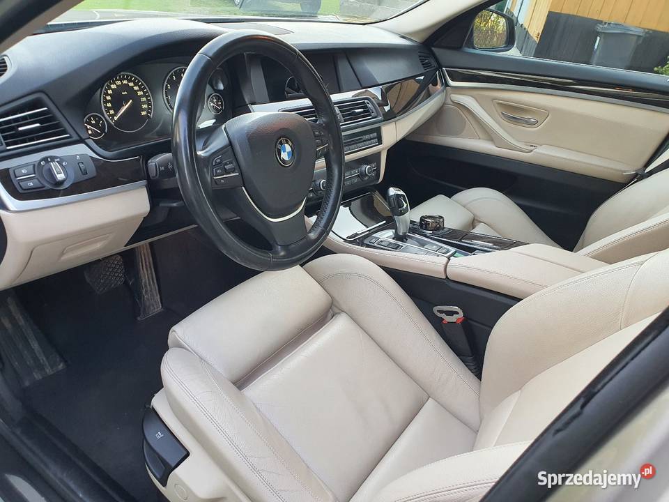 Bmw f10 xdrive benzyna 245 bezwypadkowa złoty Lipnica Mała