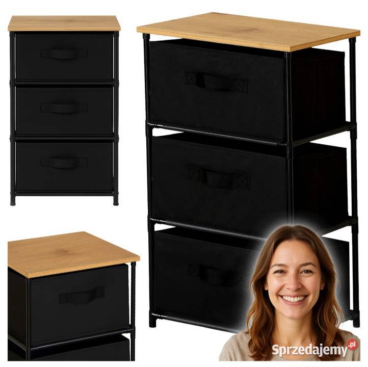 Regał Gotel 40 x 68 x 30 CZARNY Meble Ryki sprzedam