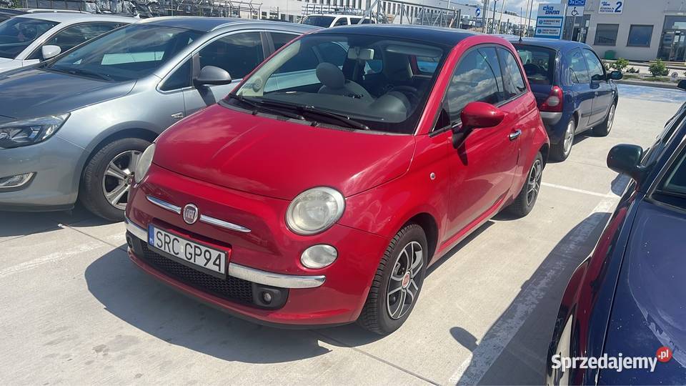 Fiat 500 12 benzyna klimatyzacja panoramiczny Pszów