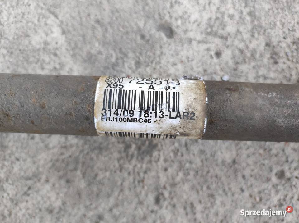 części RENAULT SCENIC III TECNB 3 listwa boczna wielkopolskie Krotoszyn