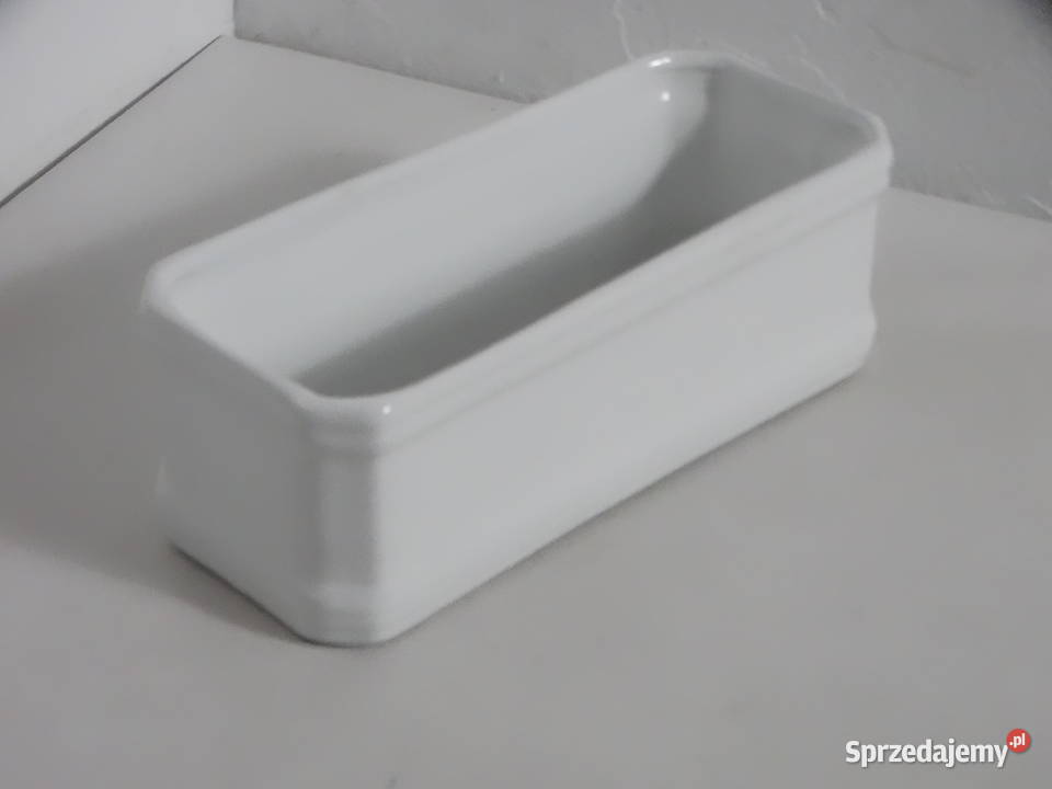 Elegancki biały pojemnik ceramiczny Świecznik Kubki i pojemniki łazienkowe Biłgoraj