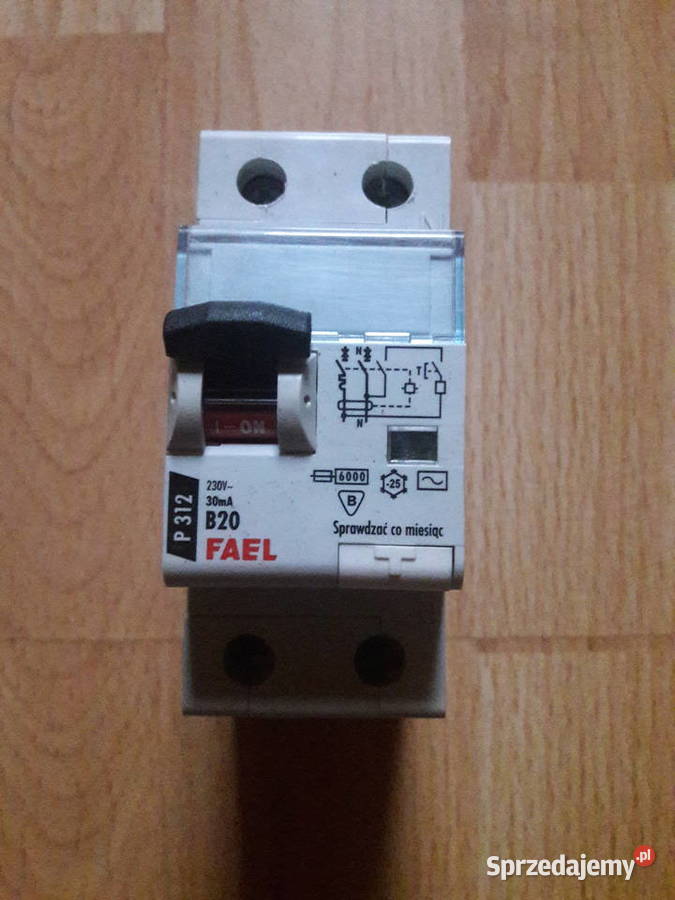 Wyłącznik różnicowo prądowy  Fael B20A