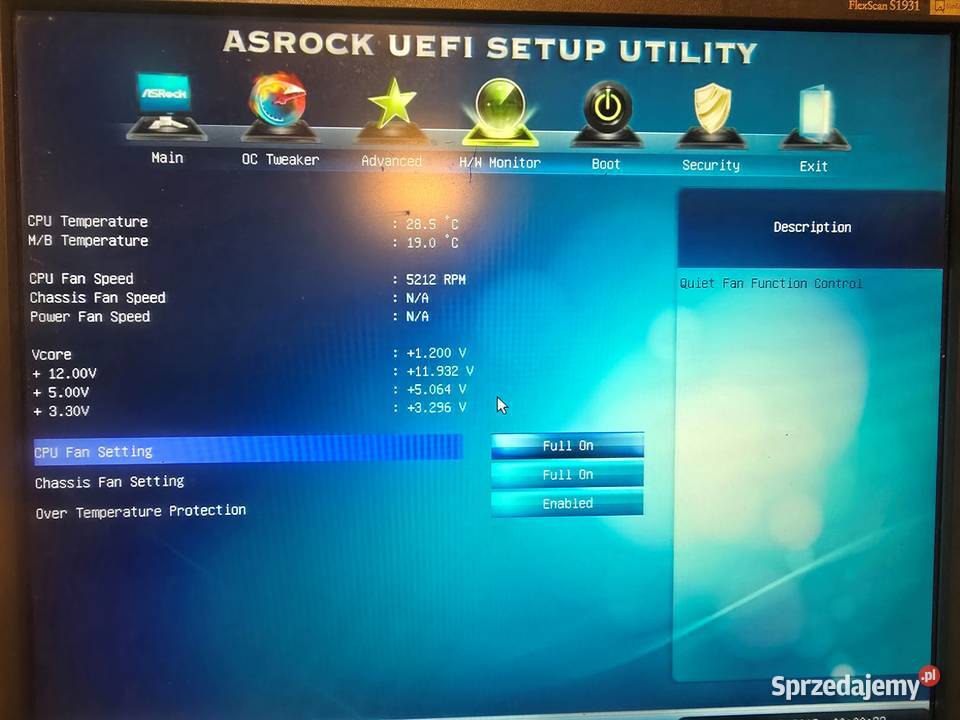 Płyta Asrock H61MDSG z i3 2120 8 GB RAM ASRock mazowieckie Warszawa